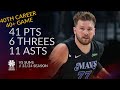 Luka Doncic 41 pts 6 threes 11 asts vs Suns 23/24 season