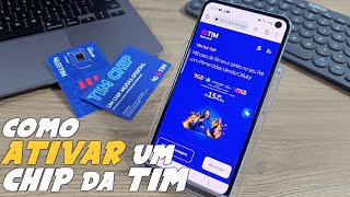 Como ATIVAR e CADASTRAR um CHIP TIM