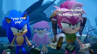 SonAmy moments in Sonic Prime that reduced my anxiety