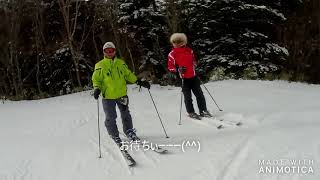 R２年１月１８日（土）曇り時々晴れ（函館七飯スノーパークにて仲間と滑る）