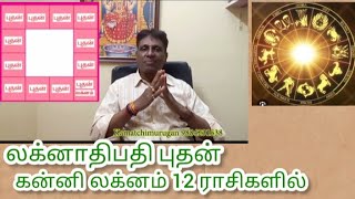 லக்னாதிபதி புதன் கன்னி லக்னம் 12 ராசிகளில்/Lagnathipathi pudan kkanni lagnam 12 #astrology#jodhida