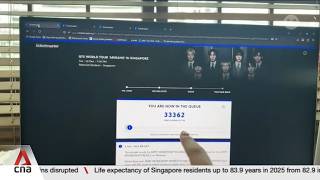 BTS Singapore concert tickets listed on resale sites for up to 23 times their original price