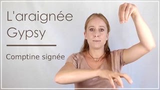 l'arraignée Gypsy: comptine en langue des signes bébé
