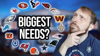 Every Team's Biggest Need Heading Into the 2023 NFL Draft