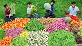 500 Kg VEGETABLE RECIPE | 500 KG പച്ചക്കറി വാങ്ങി നാട്ടുകാർക്ക് കൊടുത്തു