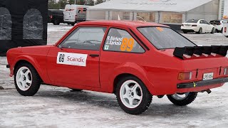 Arctic Lapland Rally 2023 Ss1 Jyrhämäjärvi Ford Escort mk2 #rally #ford #arcticrally # Splitman60