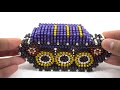 DIY - How To Make Super Tank from Magnetic Balls (Magnet ASMR)  Magnetic Man 4K