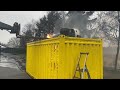 controlling and fighting ev car fires with the fire isolator concept live demonstration march 2022