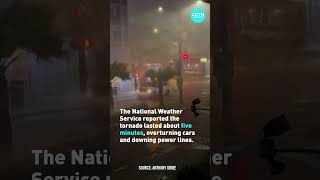 Rare tornado strikes Northern California