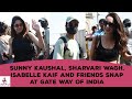 Sunny Kaushal, Sharvari Wagh, Isabelle Kaif and friends snap at gate way of India