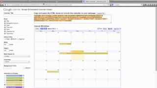 MODx CMS - Google Calendar
