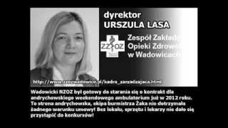 URSZULA LASA o andrcyhowskim ambulatorium cz.II