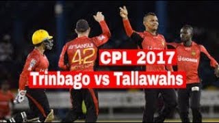 CPl 2017highlight | Match 7 Trinbago Knight Riders Vs Jamaica Tallawahs Full Highlights HD