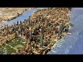 Full New York City display carved out of balsa wood, 50ft.long 30ft. Wide.