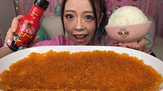 【モッパン】5人前のとびっこ食べたら赤い〇〇が出たwwww