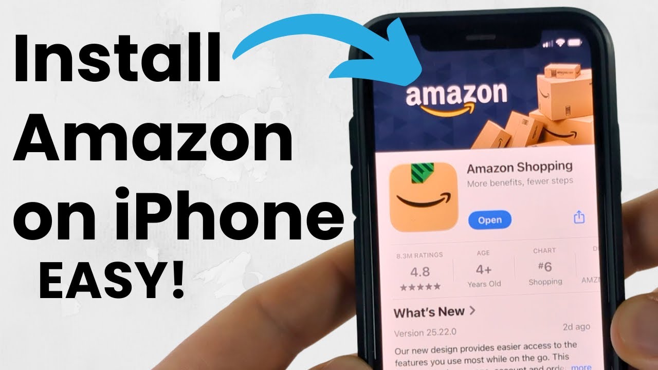 How To Install Amazon App On Iphone Youtube