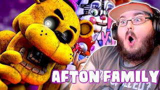 FNAF Song: "Afton Family" by KryFuZe (ApAngryPiggy Remix) FNAF SONG ANIMATION REACTION!!!