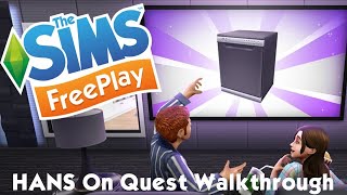 HANS ON QUEST FULL WALKTHROUGH | The Sims FreePlay | XCultureSimsX