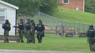 Manhunt around Northside High School