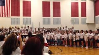 matawan Aberdeen middle school sing a mighty song