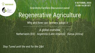 Farmers-Scientists panel on Regenerative Agriculture