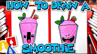 How To Draw A Funny Frozen Fruit Smoothie