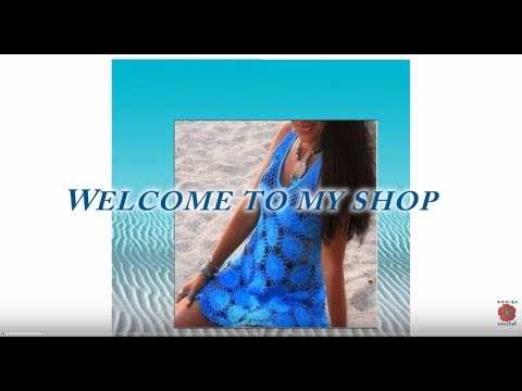 How to crochet Plus size crochet dress pattern Beach cover up How to crochet Plus size crochet dress pattern Beach cover up