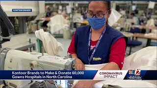 Greensboro manufacturer Kontoor Brands producing 60K gowns for North Carolina hospitals fighting ...