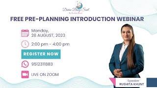 Pre - Pregnancy Planning Webinar