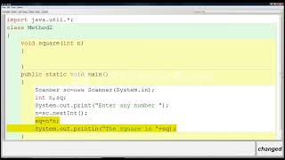 Creating void method with parameters
