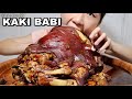 MUKBANG KAKI BABI KECAP MASAK SENDIRI DI RUMAH 😍 (non halal) #jejezhuang