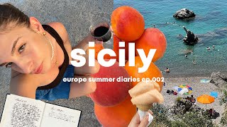 A week of eating, swimming and reading in dreamy Sicily🍹🏖 | Europe summer diaries