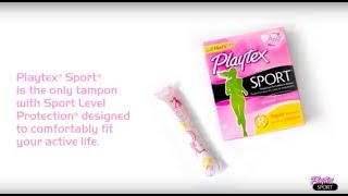 How to Use the Playtex® Sport® Tampon