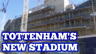 TOTTENHAM'S NEW STADIUM - Walking Around the New Spurs Ground - 3 April 2017