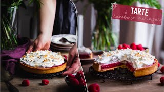 RECETTE | Tarte framboise meringuée