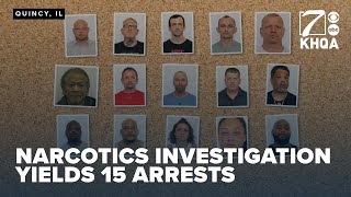 13 Quincy residents, Hannibal woman, 1 other arrested during major narcotics operation