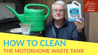 How To Clean The Motorhome Waste Water Tank