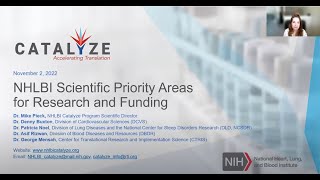 NHLBI Scientific Priority Areas for Research and Funding