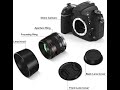 Lightdow 85mm F1.8 Medium Telephoto Manual Focus Full Frame Portrait Lens Canon DSLR EOS 2000D