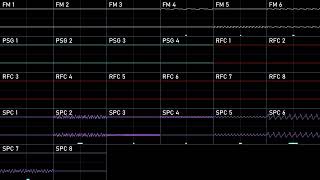 Sonic 2 - Final boss - Sega CD + SNES Remix (Oscilloscope View)