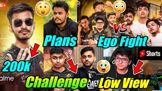 Rntx, Godl Ego Fight 🤯 Admino Plans for Lan 😳 Challenge Video ! Mortal on YouTube Algorithm