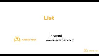 5.1 List | List and Tuple Data Structures | Learn Python Programming Step by Step Tutorials