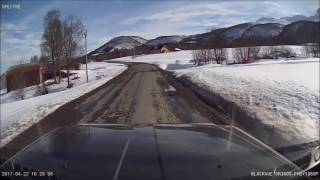 Bumpy roads in Balsfjord