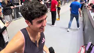 Bryce Hoppel after 800m win at 2025 NBIGP