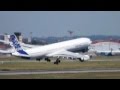 Airbus A340-600 impressive and scary take-off