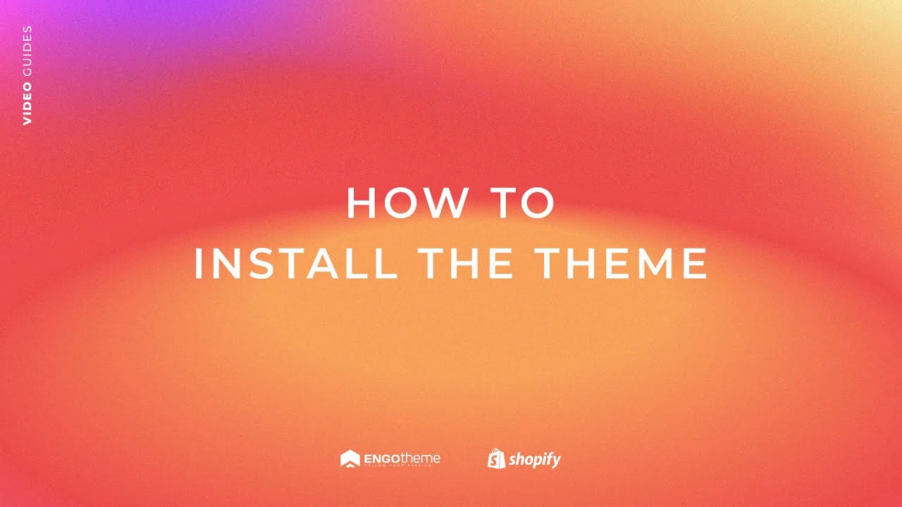 01 How To Install The Theme Youtube 01 How To Install The Theme Youtube