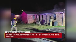 Dead woman found during ‘suspicious’ Columbia house fire