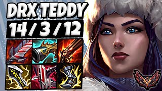 Caitlyn vs Jhin ADC [ DRX Teddy ] Patch 14.22 Korea Grandmaster ✅