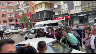 Seçim günü CHP Niğde İl Başkanlığı Önünde Gerginlik