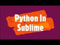 How To Set Up A Python Build System In Sublime